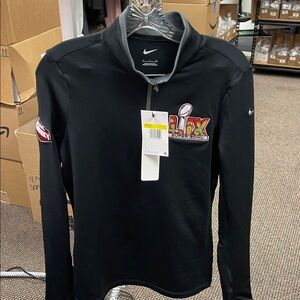 Philadelphia eagles Greyson black quarter-zip pullover with lix logo